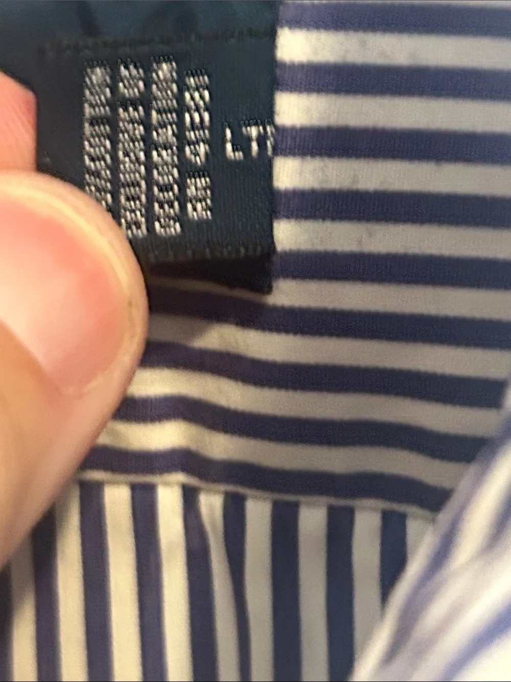 Polo Ralph Lauren Blake Shirt Small Purple White Striped Button Down Cotton XL